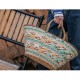 Handmade seaside vacation dopamine straw bag hand-held vegetable basket Handmade seaside vacation dopamine straw bag hand-held vegetable basket